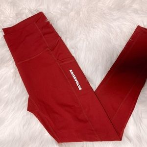 Red Arisevolve Leggings